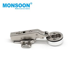 Herrajes para Muebles, Bisagra Hidráulica de Acero de 26 mm de Cierre Suave Unidireccional para Puertas de Gabinetes de Cocina y Vidrio - Product Image 6