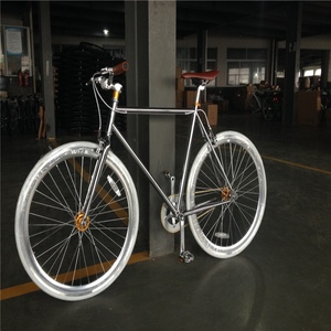 Chrome 700c vitesse unique style rétro vélo de route vitesse unique <span class=keywords><strong>fixie</strong></span> vintage classique hommes vélos de ville vélos - Product Image 2