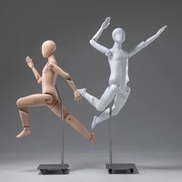 Mannequin enfant articulé haut de gamme avec tête et support, modèle robotique intégral pour vitrine, accessoires flexibles et mobiles