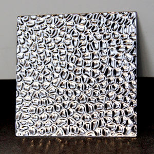 Inox 316/304ステンレス鋼板エンボス加工BA表面仕上げ天井と壁パネル装飾 - Product Image 1