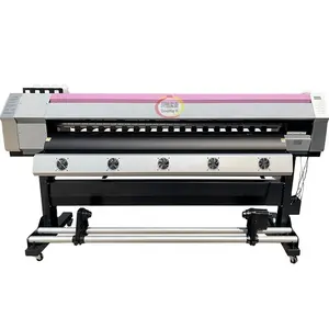 China Gratis Verzending Goedkope Prijs 1.8M Groot Formaat Outdoor Eco Solvent Printer