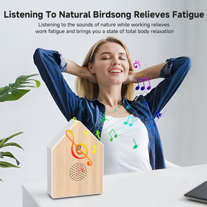 Caja de Sonidos de la Naturaleza Moderna Yun, Diseño Clásico Blanco con Concierto de Aves Alegres, Tecnología de Sensor de Movimiento, Herramienta de Relajación - Product Image 6