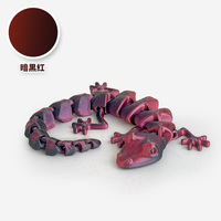 Jincan 2026 Nouveauté transfrontalière : Figurine de simulation moderne pour enfants, imprimée en 3D en PLA, avec articulations intégrées et mobiles, représentant une lézard/gecko