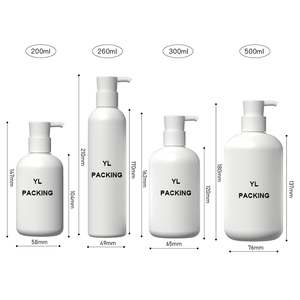 Trong Kho Mờ Trắng Tùy Chỉnh HDPE Mỹ Phẩm Bao Bì Lotion Chai <span class=keywords><strong>Container</strong></span> Chai Nhựa Bơm Phun Dưỡng Ẩm Dầu Gội Đầu - Product Image 4