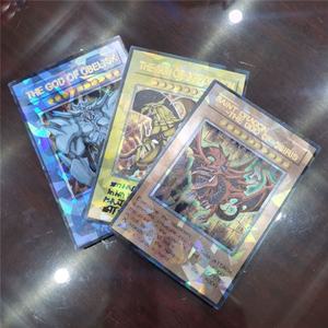 SM japonais <span class=keywords><strong>Yu</strong></span>-<span class=keywords><strong>Gi</strong></span>-<span class=keywords><strong>Oh</strong></span> Anime cartes yeux bleus magicien sombre Exodia obélisque Slifer Ra Yugioh DM classique proxy enfants cadeau bricolage <span class=keywords><strong>carte</strong></span> - Product Image 5