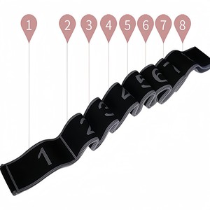 CZFIT - Cinturón de Yoga Personalizado con Correa de Tracción, Bandas de Resistencia Digitales, Cinturón de Estiramiento para Pilates, 10 Lazos - Product Image 4