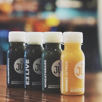 Fabricants de bouteilles en plastique PET pour shots de jus en gros, 2 oz, 60 ml, 100 ml, bouteilles en plastique bon marché pour jus, étiquette personnalisée