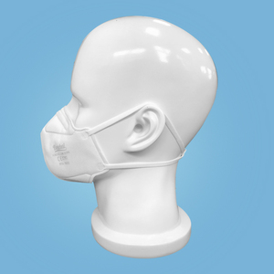 Respirador de media cara desechable <span class=keywords><strong>FFP2</strong></span> de Benehal, modelo KN95 con certificados CE y EN149, máscara plegada plana 9015 - Product Image 5