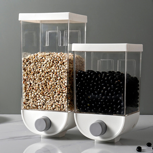 Distributeur Triple de céréales en acier inoxydable, Machine de stockage des aliments secs, <span class=keywords><strong>pâtes</strong></span> alimentaires, stockage de cuisine - Product Image 2