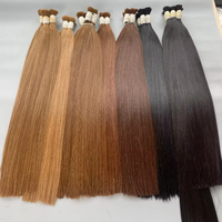 Cheveux Humains Bruts en Vrac de Haute Qualité en Gros, Fournisseur d'Usine, Cheveux Humains Aligné en Cuticule Remi, Personnalisable