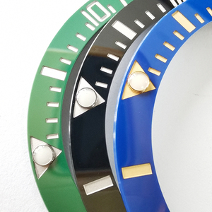 Ghiera in Ceramica Color Argento <span class=keywords><strong>Titanio</strong></span> per <span class=keywords><strong>Orologio</strong></span> Automatico SUB 41mm 126610 126613 - Product Image 2