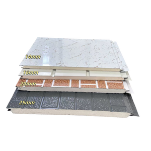 لوحة شطيرة معدنية داخلية مقاومة للحريق من البولي يوريثال جاهزة الصنع للجدار الخارجي - Product Image 4