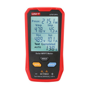 Medidor de Potencia Solar MPPT UNI-T UT673PV, Probador de Potencia Máxima Fotovoltaica, Voltaje de Circuito Abierto, Corriente de Cortocircuito, Pmax Voc - Product Image 5