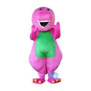 Disfraz de Mascota de <span class=keywords><strong>dinosaurio</strong></span> púrpura <span class=keywords><strong>Barney</strong></span> adulto para evento - Product Image 3