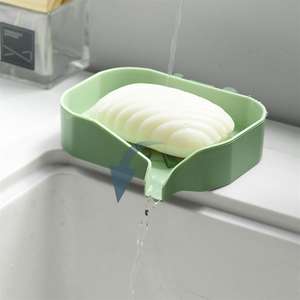 Boîte à savon multifonctionnelle avec crochet, sans perçage, pour toilettes, buanderie, égouttoir à vaisselle - Product Image 4