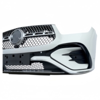 Rakitan Bumper Depan Dengan Grille Berlian Untuk Mercedes Benz GLE Class W167 AMG Line GLE350 GLE450 2020 2025 Kit Penutup Bumper