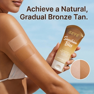 <span class=keywords><strong>Crema</strong></span> Autoabbronzante Vegana 90g con <span class=keywords><strong>SPF</strong></span> 50+, Formula Idratante e Abbronzante dall'Aspetto Naturale, Supporto OEM e ODM, Ingredienti Minerali Organici - Product Image 3