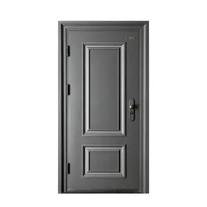 BOWDUE दरवाजे Hause मुख्य इटली लक्जरी दरवाजा आंतरिक एकल पत्ती सुरक्षा स्टील आंतरिक दरवाजे विला