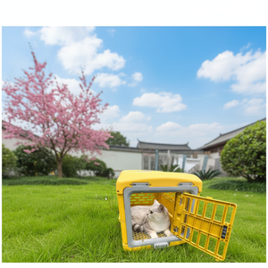 Caisse de transport rigide pliable portable pour animaux de compagnie (chats et chiens) pour l'<span class=keywords><strong>avion</strong></span> et l'extérieur, homologuée pour le transport en soute - Product Image 6