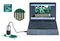 Microscope numérique portable USB 240X avec zoom, grande molette manuelle, double rail hélicoïdal, mise au point, inspection électronique de circuits imprimés 8K