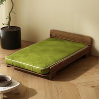 Massivholz Erhöhtes Katzen- und Hundebett Feuchtigkeitsbeständig Atmungsaktiv Ganzjährig Einfaches Design für Innenbereich für Teddy-Hunde
