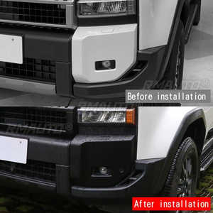 Pour Toyota Prado LC250 2024+ Version conduite à droite, kit de modification extérieure anti-rayures pour feux antibrouillard avant, cadre de feux antibrouillard, kit carrosserie - Product Image 4