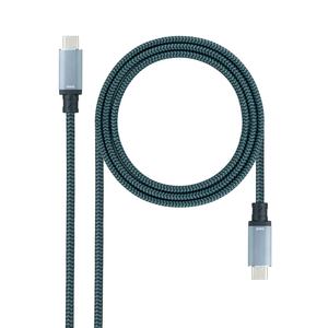 Cable USB 3.2 Gen2x2 de 100W 4K/60Hz USB-C Macho/Macho de 0.5 m para carga rápida y transferencia de datos de calidad. - Product Image 1