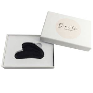 Outils de massage Gua Sha en jade naturel et quartz rose, vente en gros d'usine, pour le soin du visage. - Product Image 5