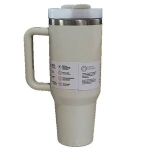 Taza de viaje aislada al vacío de acero inoxidable para Stanley 40oz con pajita para uso en automóvil 6-12 horas de aislamiento térmico - Product Image 5