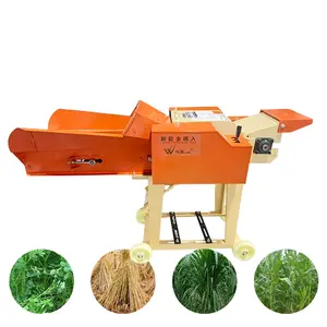 Weiwei 6 t/h Baixo Preço Forragem Chopper Silagem Chaff Cortador Para Alimentação Animal Agrícola Hay Cutter