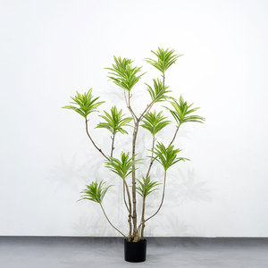 Plantas verdes simuladas, grandes palmeras de interior dispersas, paisaje de jardín, plantas artificiales biomiméticas - Product Image 1