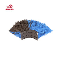 Brosse de lavage de voiture en mousse EVA industrielle rouge et bleue, idéale pour nettoyer les voitures, les camions et les bateaux