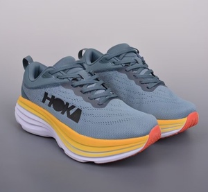 Nuevas zapatillas Hokas Bondi 8 de fibra de carbono para hombre y mujer - zapatillas ligeras y acolchadas para correr, para ocio y deporte - Product Image 6