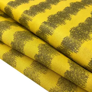 Lemon yellow lizard patterned cowhide printing Head layer cowhide for watch straps and waist belts