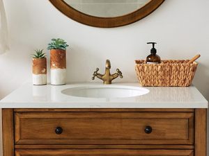 Cestas de jacinto de agua tejidas a mano: cestas de regalos vacías, pequeños estantes organizadores, con asas integradas para almacenamiento - Product Image 6