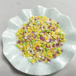 เกล็ดขนมปังแพนโกะหลากสีเกล็ดขนมปังแพนโกะสีเหลืองม่วงผสมสีขาว - Product Image 4