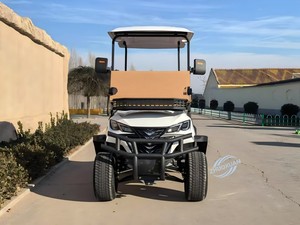 Voiturette de golf électrique tout-terrain robuste à quatre roues, configuration 1+1 rangée, véhicule de tourisme haut de gamme pour opération quotidienne en zone touristique - Product Image 4