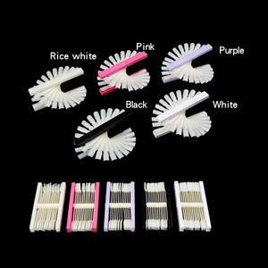 Échantillons d'affichage de couleur d'ongle en spirale vernis à ongles tableau de couleurs de doigt affiche des conseils d'ongle tableau d'affichage exercice de <span class=keywords><strong>manucure</strong></span> - Product Image 2