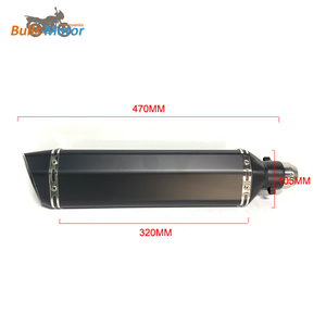 51MM 470mm Universal Motorrad Auspuff Schall dämpfer Moto Bike Auspuff Schall dämpfer für Ninja600 TMAX530 XMAX300 <span class=keywords><strong>CBR600R</strong></span> - Product Image 2