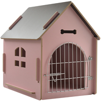 Waterdichte houten binnen- en buitenhuisdierenverblijf, kooi, schuilplaats, huis, Ys Wood Fashion solide honden- en kattenhuis, slaapruimte, woonkamer