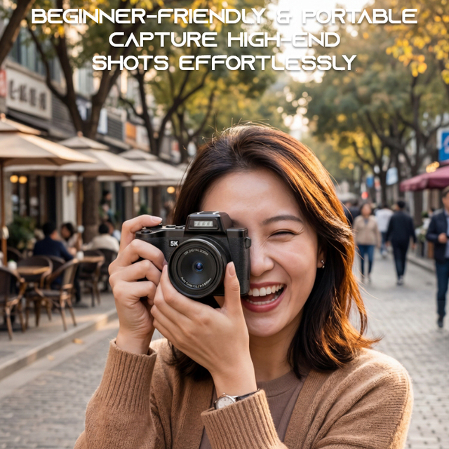 2026 High Quality Video Camera 4k Professional Digital 18X Digital Zoom Photography Video Recording Camera D75