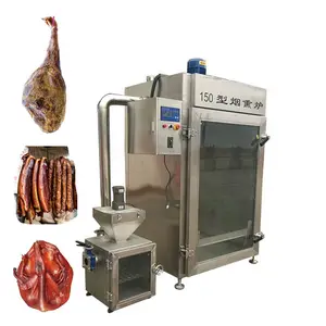 Horno eléctrico de humo para pescado, ahumador de carne Industrial para pescado, para secado de humo, para exteriores, nuevo