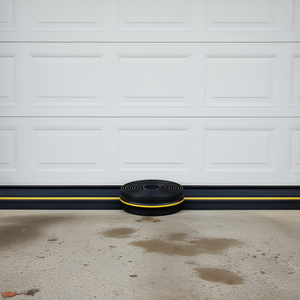 Bande d'étanchéité de seuil de porte de garage en PVC, 20 pieds, imperméable, universelle pour tous les garages - Product Image 2