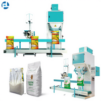 Machine d'Emballage Automatique pour Granulés et Riz, Ensacheuse de 5kg, 10kg, 15kg, 20kg, 25kg