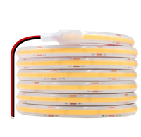 Bande LED COB FPC Flexible IP68 320 LED/m CRI 80+ Transparente Silicone Solide Étanche Blanc Chaud Contrôle Tactile USB
