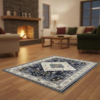 Tapis de maison en polyester imprimé numérique personnalisé 2026, antidérapant, en velours tendance