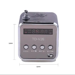 आउटडोर पार्टी स्पीकर TD-V26 हॉट सेलिंग-Fm रेडियो के साथ पोर्टेबल ब्लू-दांत स्पीकर, कैंपिंग के लिए उच्च रूप डिजाइन डिजाइन डिजाइन, समुद्र तट, यात्रा - Product Image 3