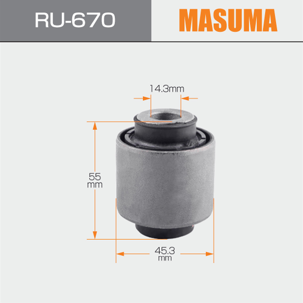 MASUMA Manufacturer Mounting Bush Skateboards Z35A 4A90 for