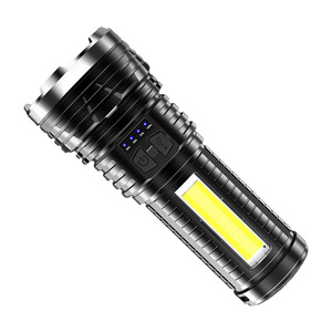 ไฟฉาย LED พลังงานสูงแบบชาร์จไฟได้ 12W อลูมิเนียมอัลลอยด์ ไฟด้านข้าง โคมไฟทำงานฉุกเฉินกลางแจ้ง - Product Image 1