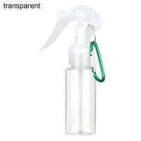 Pulvérisateur vide en plastique, 10 pièces, 60ML, avec crochet, mousqueton, conteneur rechargeable, atomiseur d'humidité, maquillage
